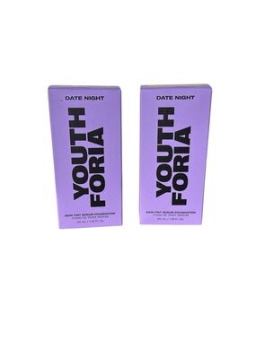 Youthforia Date Night Serum Foundation 345 Medium (Neutral w/Cool Undertones) x2